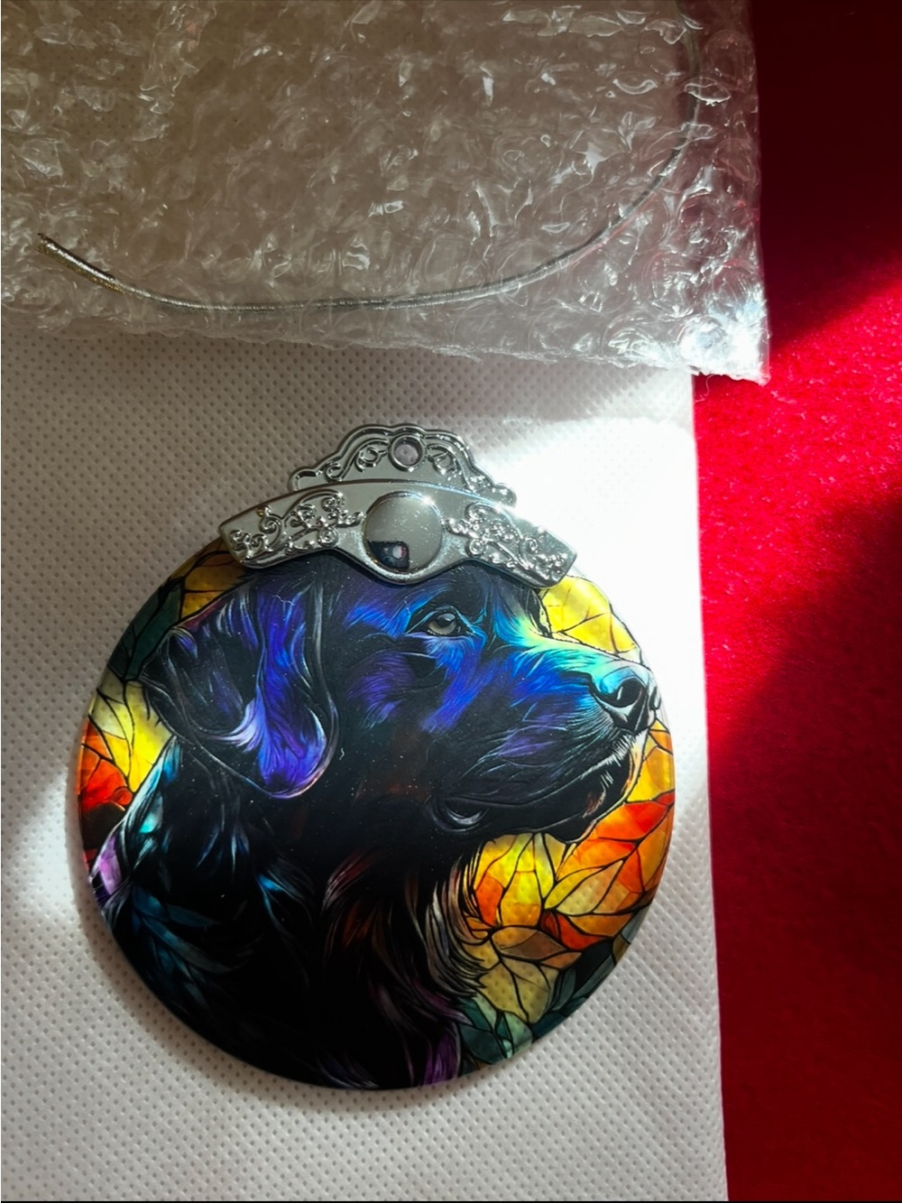 Labrador Retriever Stained Glass SunCatcher
